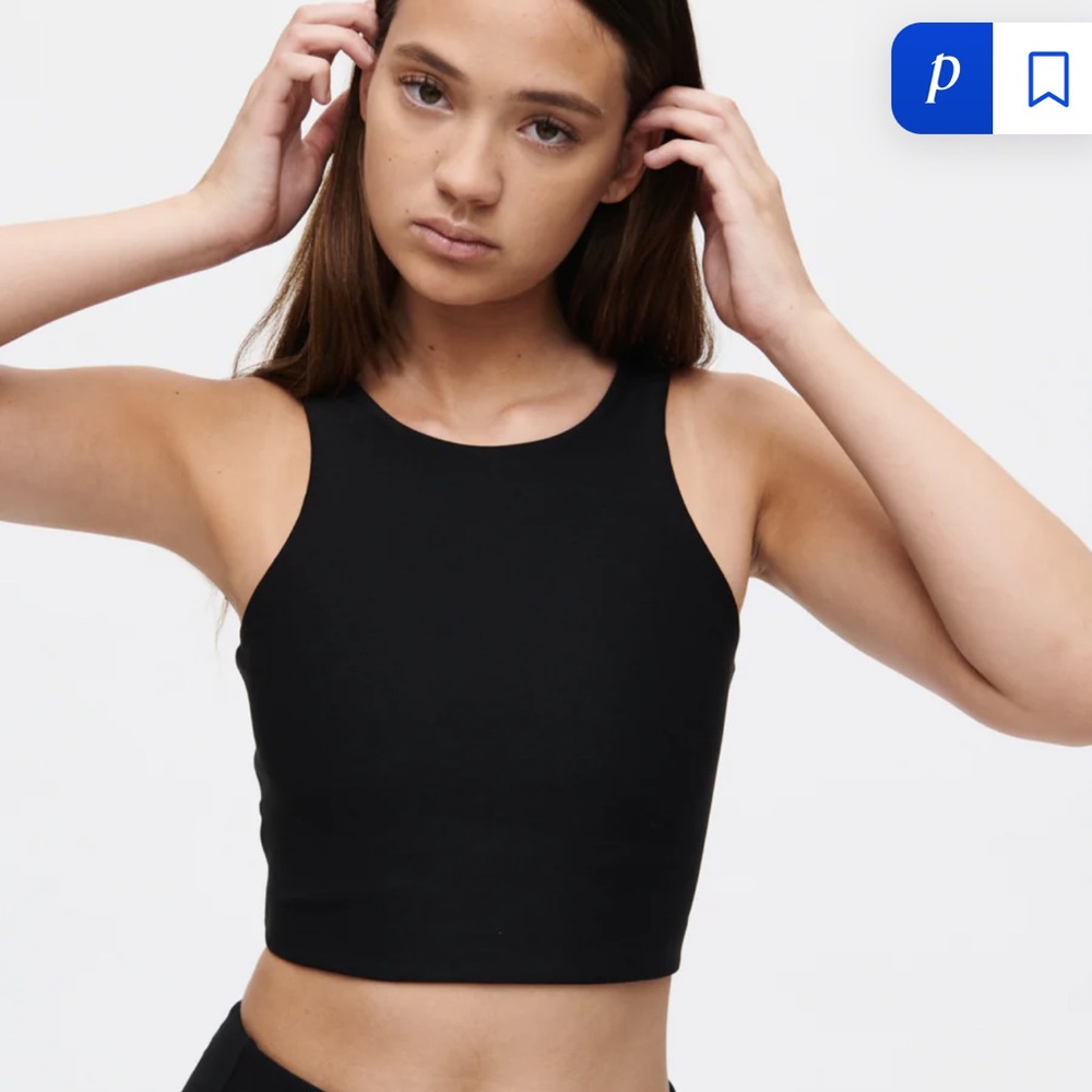 Outdoor Voices Black Sports Bra